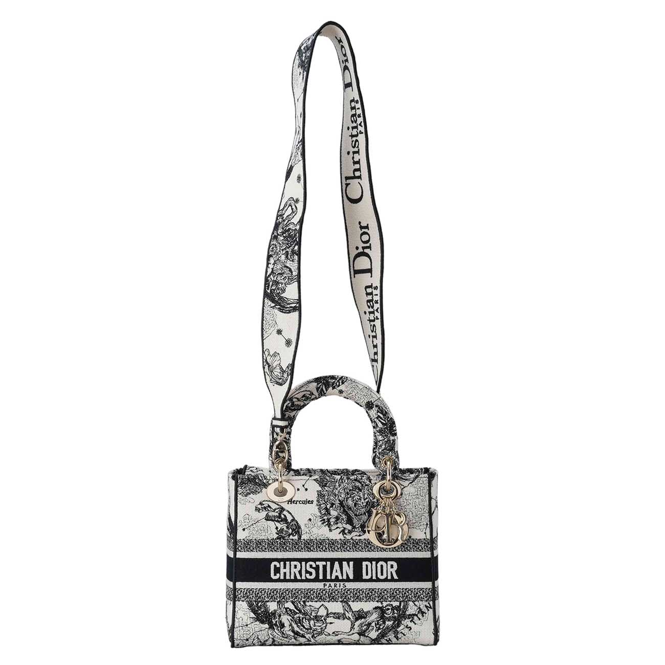 CHRISTIAN DIOR(USED)크리스찬디올 레이디 D Lite 미디엄 백